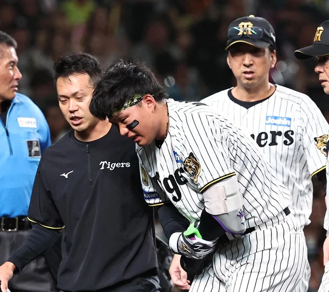 【阪神】森下翔太 死球受けた左前腕部は「打撲」…最悪の事態は回避か