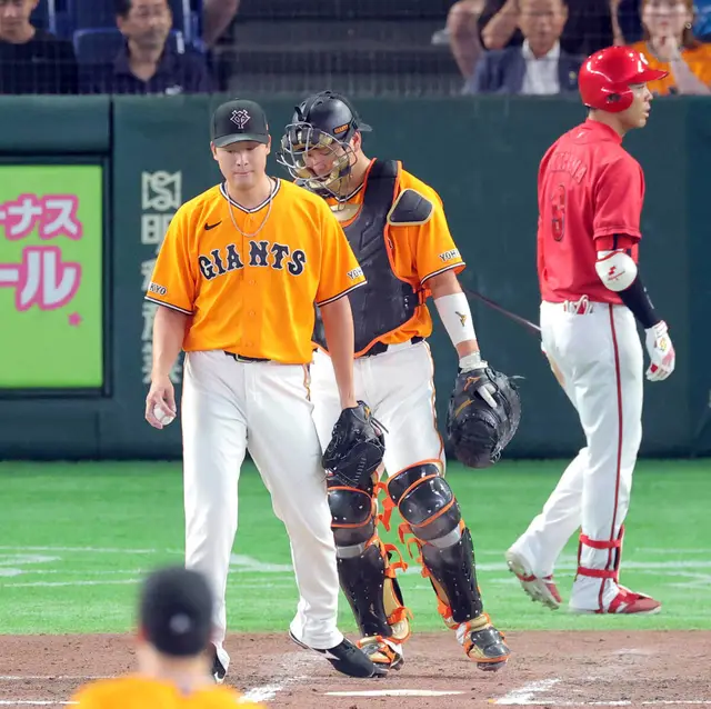 【巨人】堀田賢慎が８回に痛恨の勝ち越し点献上 連続無失点１８でストップ「先頭のフォアボール」を反省