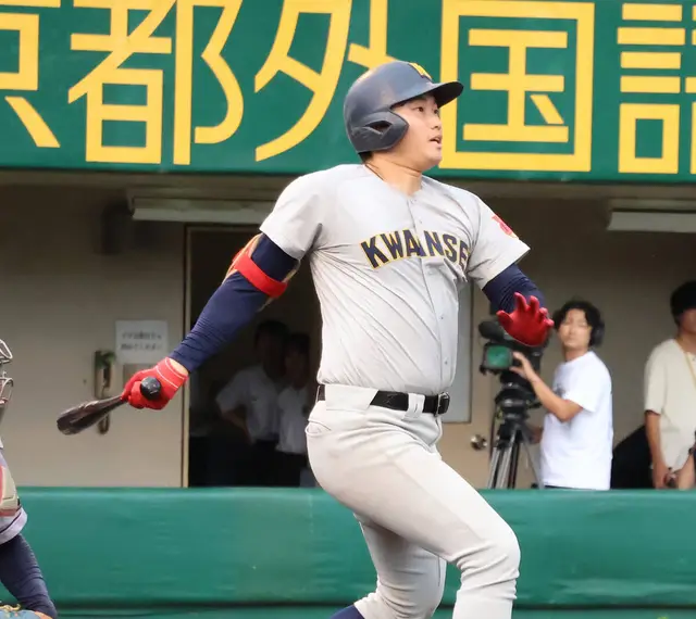 【大学野球】関学大・新井亮規浩がプロ志望届提出 広島・新井監督の長男 ４番ＤＨで４打数１安打「フルスイングは貫きたい」